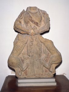 Man with two dogs by Etruscan